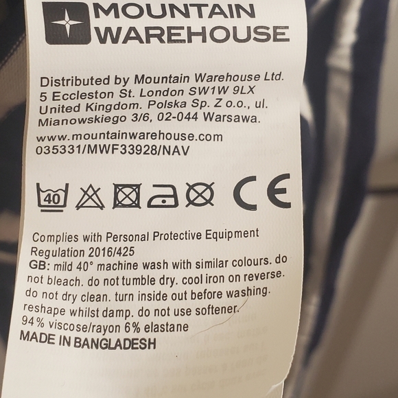 Mountain Warehouse Womens Breeze Tie Front Jersey Adjustable Ladies Summer Dress - Picture 9 of 10